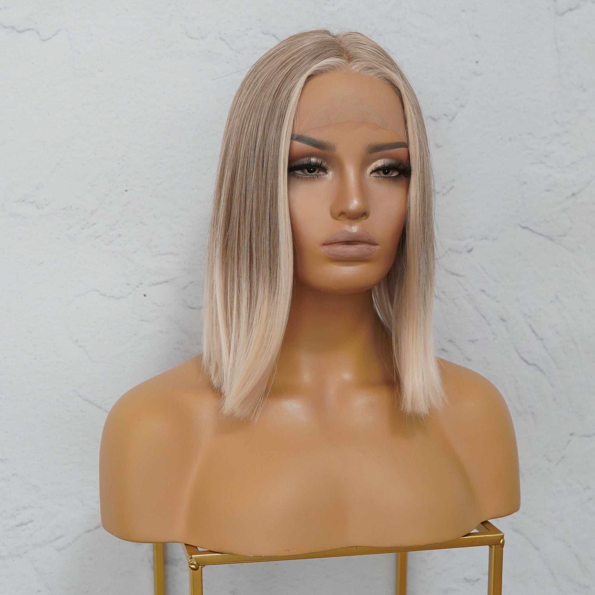 KIT Ombre Ash Blonde Lace Front Wig - Milk &amp; Honey Wigs
