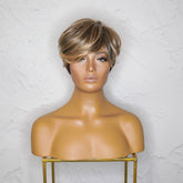 KRIS - Caramel - Fringe Wig | Brown, 12 Inch & Shorter, Fringe, Synthetic Hair | Milk & Honey Wigs