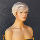 KRIS - Ombre Blonde - Fringe Wig | Blonde, 12 Inch & Shorter, Fringe, Synthetic Hair | Milk & Honey Wigs