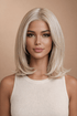 LANA - Blonde - Lace Front Wig | Blonde, 14 Inch, Mono Lace Front, Synthetic Hair | Milk & Honey Wigs