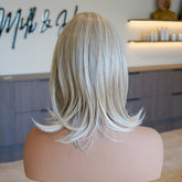 LANA - Blonde - Lace Front Wig | Blonde, 14 Inch, Mono Lace Front, Synthetic Hair | Milk & Honey Wigs