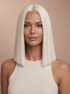 LAURA - Blonde - Lace Front Wig | Blonde, 14 Inch, T-Part Lace Front, Synthetic Hair | Milk & Honey Wigs