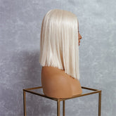 LAURA - Blonde - Lace Front Wig | Blonde, 14 Inch, T-Part Lace Front, Synthetic Hair | Milk & Honey Wigs