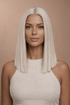 LAURA - White Platinum Blonde - Lace Front Wig | White, Synthetic Hair | Milk & Honey Wigs