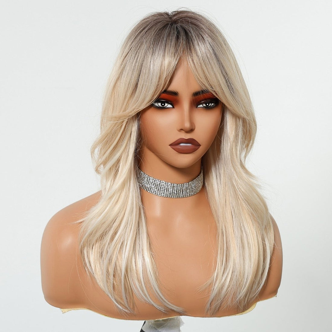 Layered Blonde Ombre Fringe Wig - MARKETPLACE | Blonde, Fringe, Synthetic Hair | Milk &amp; Honey Wigs
