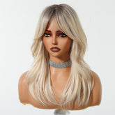 Layered Blonde Ombre Fringe Wig - MARKETPLACE | Blonde, Fringe, Synthetic Hair | Milk & Honey Wigs