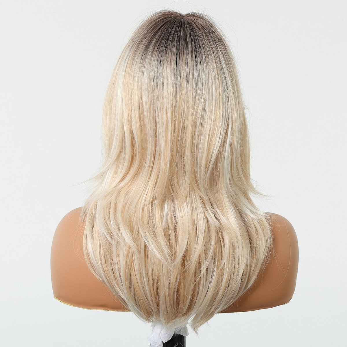 Layered Blonde Ombre Fringe Wig - MARKETPLACE | Blonde, Fringe, Synthetic Hair | Milk &amp; Honey Wigs