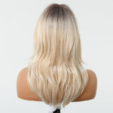 Layered Blonde Ombre Fringe Wig - MARKETPLACE | Blonde, Fringe, Synthetic Hair | Milk & Honey Wigs