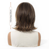 layered bob with highlights Wig - MARKETPLACE | Brown, Fringe, Synthetic Hair | Milk & Honey Wigs