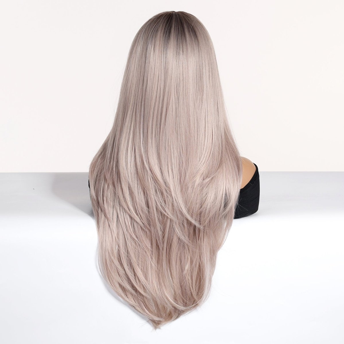 Layered Silver Blonde Wig - MARKETPLACE | Blonde, Fringe, Synthetic Hair | Milk &amp; Honey Wigs