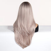 Layered Silver Blonde Wig - MARKETPLACE | Blonde, Fringe, Synthetic Hair | Milk & Honey Wigs
