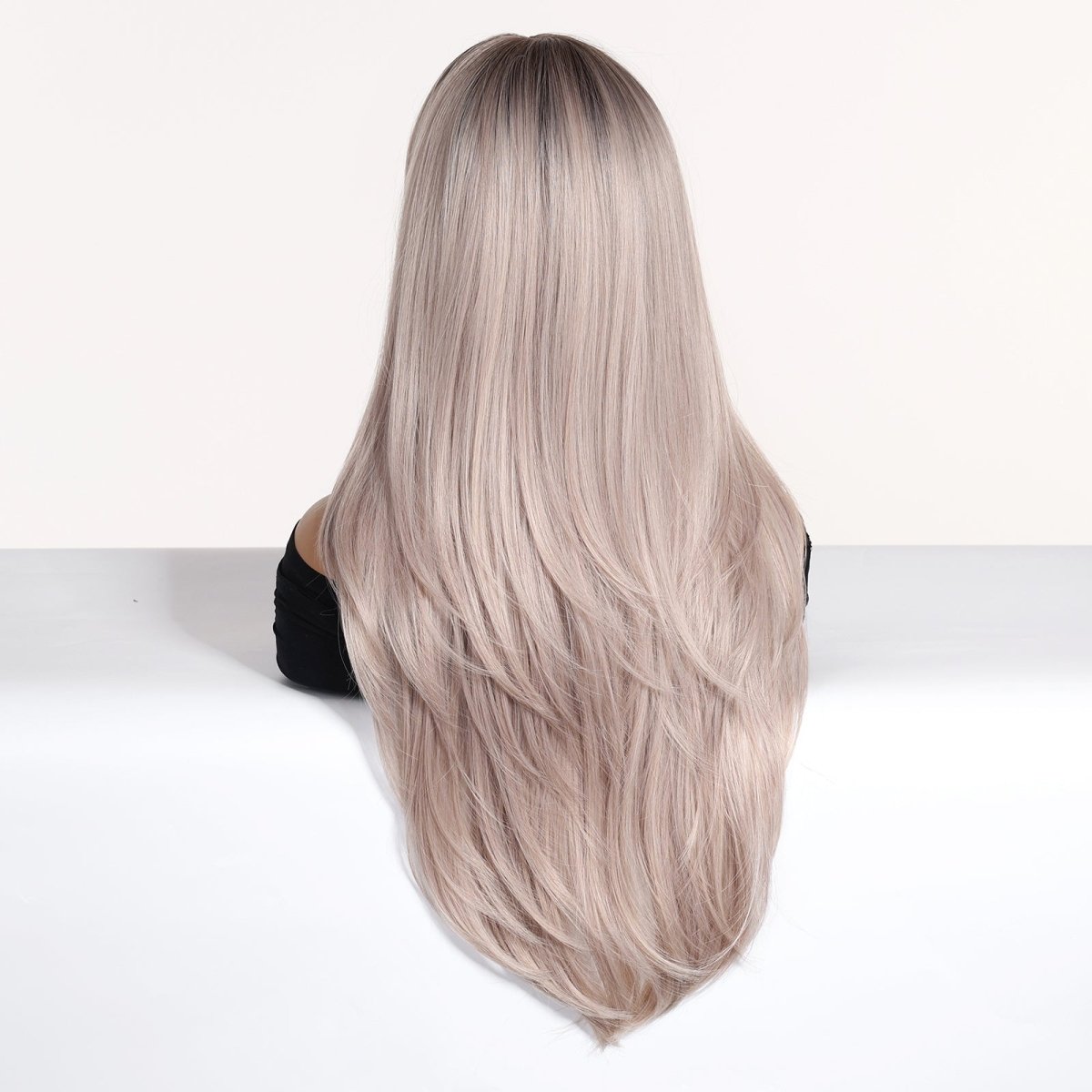 Layered Silver Blonde Wig - MARKETPLACE | Blonde, Fringe, Synthetic Hair | Milk &amp; Honey Wigs