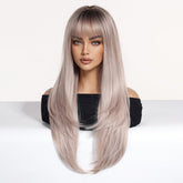 Layered Silver Blonde Wig - MARKETPLACE | Blonde, Fringe, Synthetic Hair | Milk & Honey Wigs