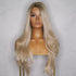 LEE - Ombre Blonde - Lace Front Wig | Blonde, 26 Inch, T-Part Lace Front, Synthetic Hair | Milk & Honey Wigs