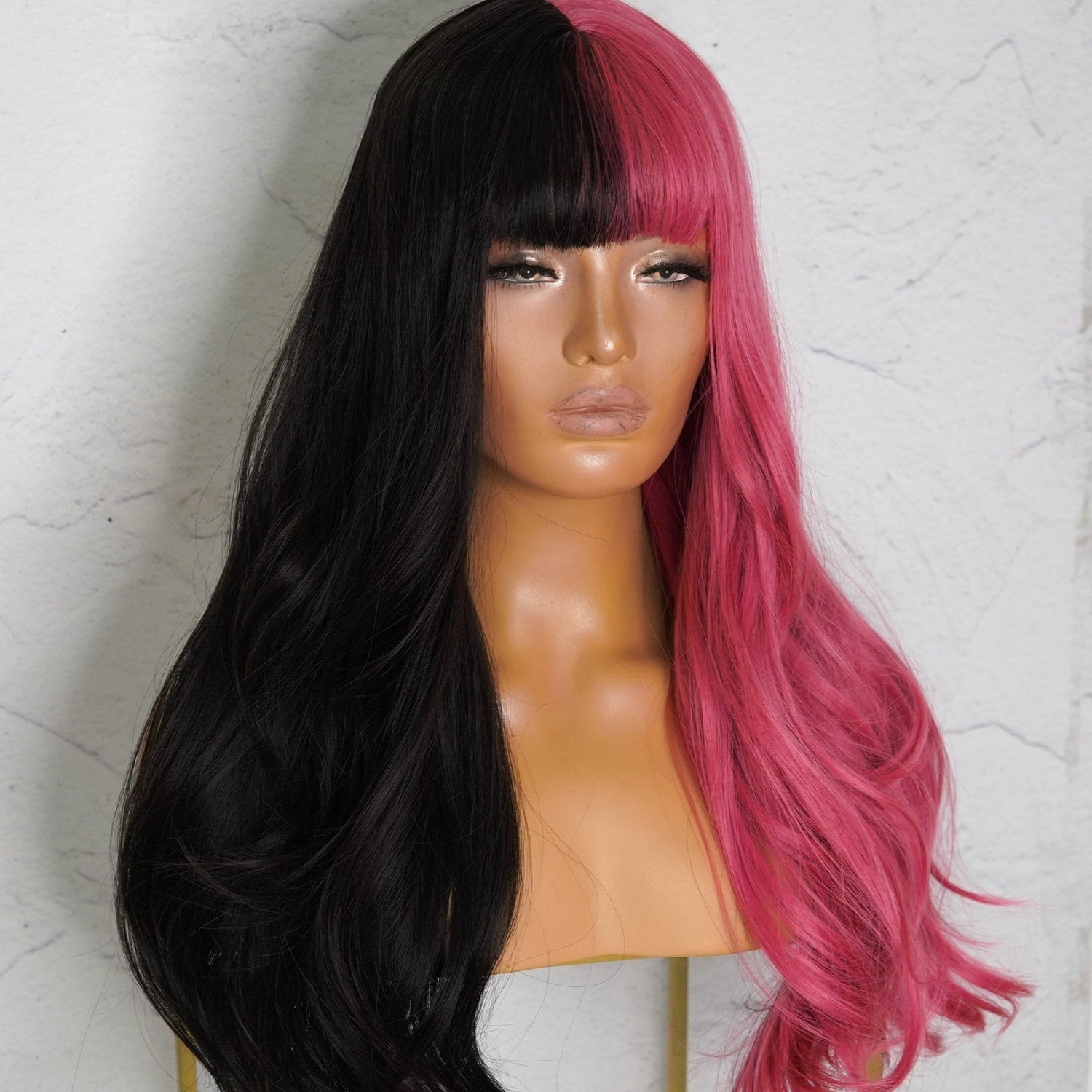 LEXY Two Tone Fringe Wig - Milk &amp; Honey Wigs
