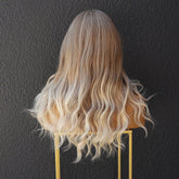 LIDIA - Ombre Blonde - Lace Front Wig | Blonde, 18 Inch, T-Part Lace Front, Synthetic Hair | Milk & Honey Wigs