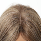 Light Brown with Ash Blonde Highlights Wig - MARKETPLACE | Brown, Fringe, Synthetic Hair | Milk & Honey Wigs