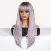 Lilac Frost Wig - MARKETPLACE | Purple, Fringe, Synthetic Hair | Milk & Honey Wigs
