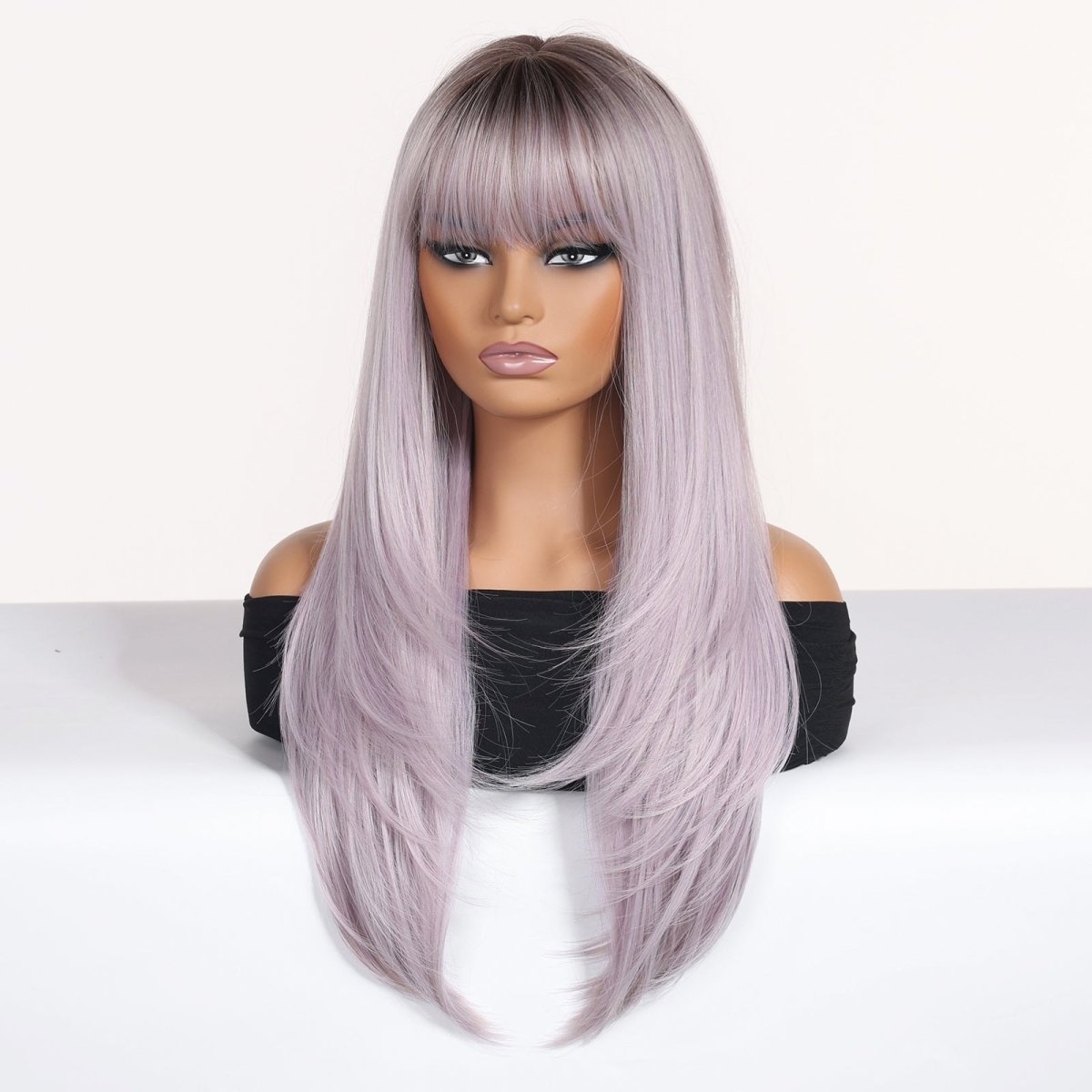 Lilac Frost Wig - MARKETPLACE | Purple, Fringe, Synthetic Hair | Milk &amp; Honey Wigs