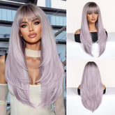 Lilac Frost Wig - MARKETPLACE | Purple, Fringe, Synthetic Hair | Milk & Honey Wigs