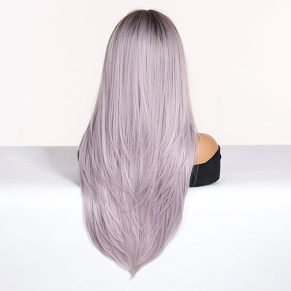 Lilac Frost lilac synthetic lace front wig | Milk &amp; Honey Wigs