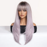 Lilac Frost Wig - MARKETPLACE | Purple, Fringe, Synthetic Hair | Milk & Honey Wigs