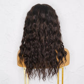 LILY - Short Dark Brown - Lace Front Wig | Brown, 20 Inch, T-Part Lace Front, Synthetic Hair | Milk & Honey Wigs