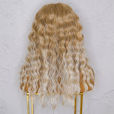 LILY - Short Frosted Blonde - Lace Front Wig | Blonde, 20 Inch, T-Part Lace Front, Synthetic Hair | Milk & Honey Wigs