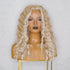 LILY frosted blonde synthetic wavy lace front wig | Milk & Honey Wigs