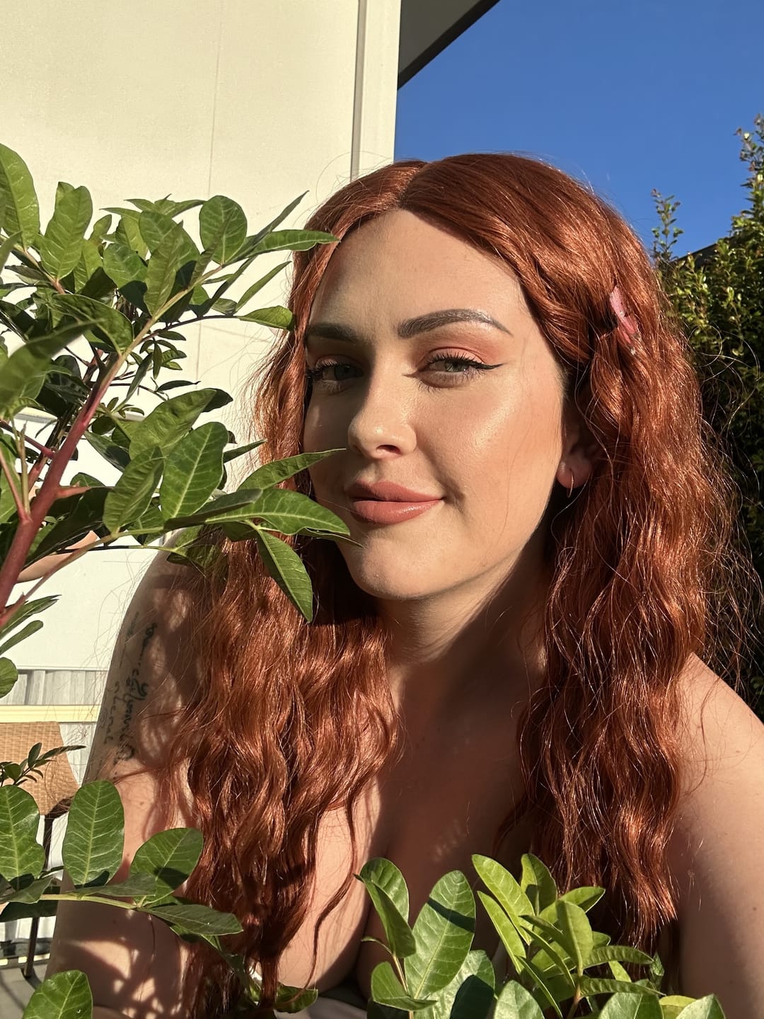 LILY - Auburn - Lace Front Wig | Ginger, 28 Inch+, T-Part Lace Front, Synthetic Hair | Milk &amp; Honey Wigs