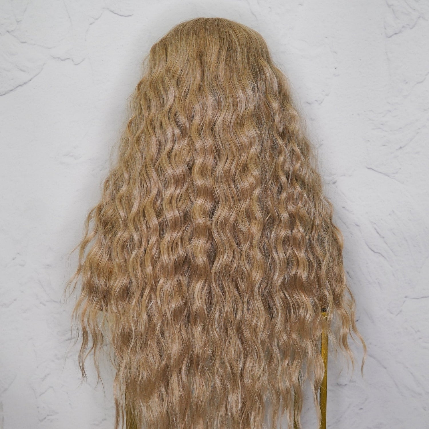 LILY - Beach Blonde - Lace Front Wig | Blonde, 28 Inch+, T-Part Lace Front, Synthetic Hair | Milk &amp; Honey Wigs