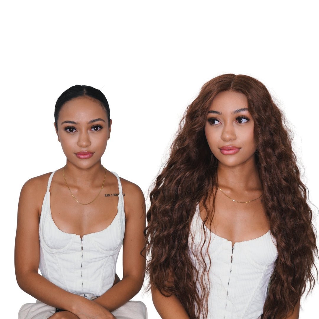 LILY 30" Chocolate Brown Lace Front Wig | Milk &amp; Honey Wigs