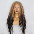 LILY - Inked Lace - Front Wig | Brown, 28 Inch+, T-Part Lace Front, Synthetic Hair | Milk & Honey Wigs