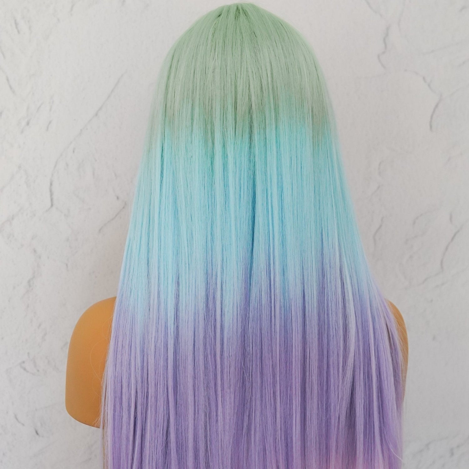 LIRA - Rainbow - Fringe Wig | Rainbow, 26 Inch, Fringe, Synthetic Hair | Milk &amp; Honey Wigs