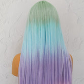 LIRA - Rainbow - Fringe Wig | Rainbow, 26 Inch, Fringe, Synthetic Hair | Milk & Honey Wigs