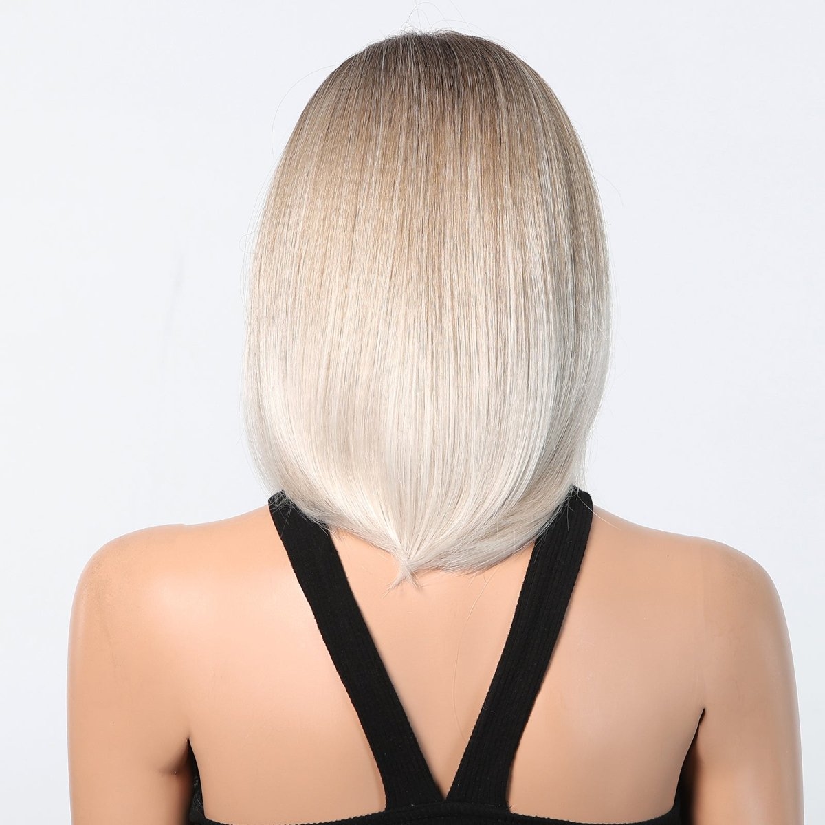 Lived In Ombre Blonde Bob 13x6 Lace Front Wig - MARKETPLACE | Blonde, 13x6 Lace Front, Synthetic Hair | Milk &amp; Honey Wigs