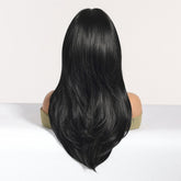 Long Layered Black Wig - MARKETPLACE | Black, Fringe, Synthetic Hair | Milk & Honey Wigs