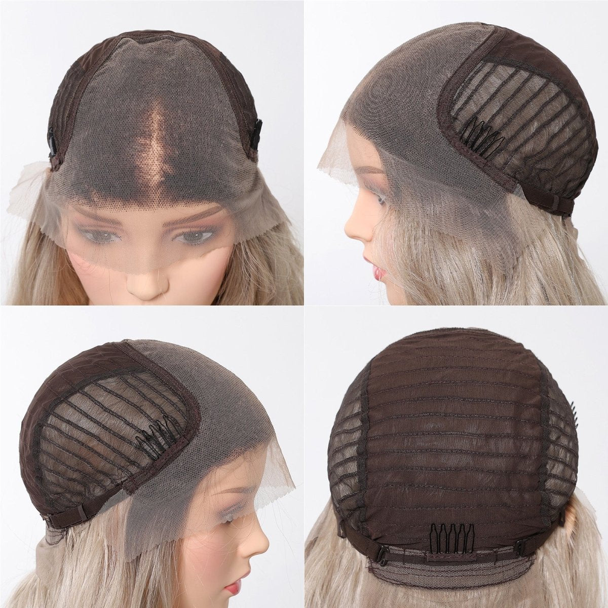 Long Ombre Blonde Wavy 13x6 Lace Front Wig - MARKETPLACE | Blonde, 13x6 Lace Front, Synthetic Hair | Milk &amp; Honey Wigs