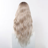 Long Ombre Blonde Wavy 13x6 Lace Front Wig - MARKETPLACE | Blonde, 13x6 Lace Front, Synthetic Hair | Milk & Honey Wigs