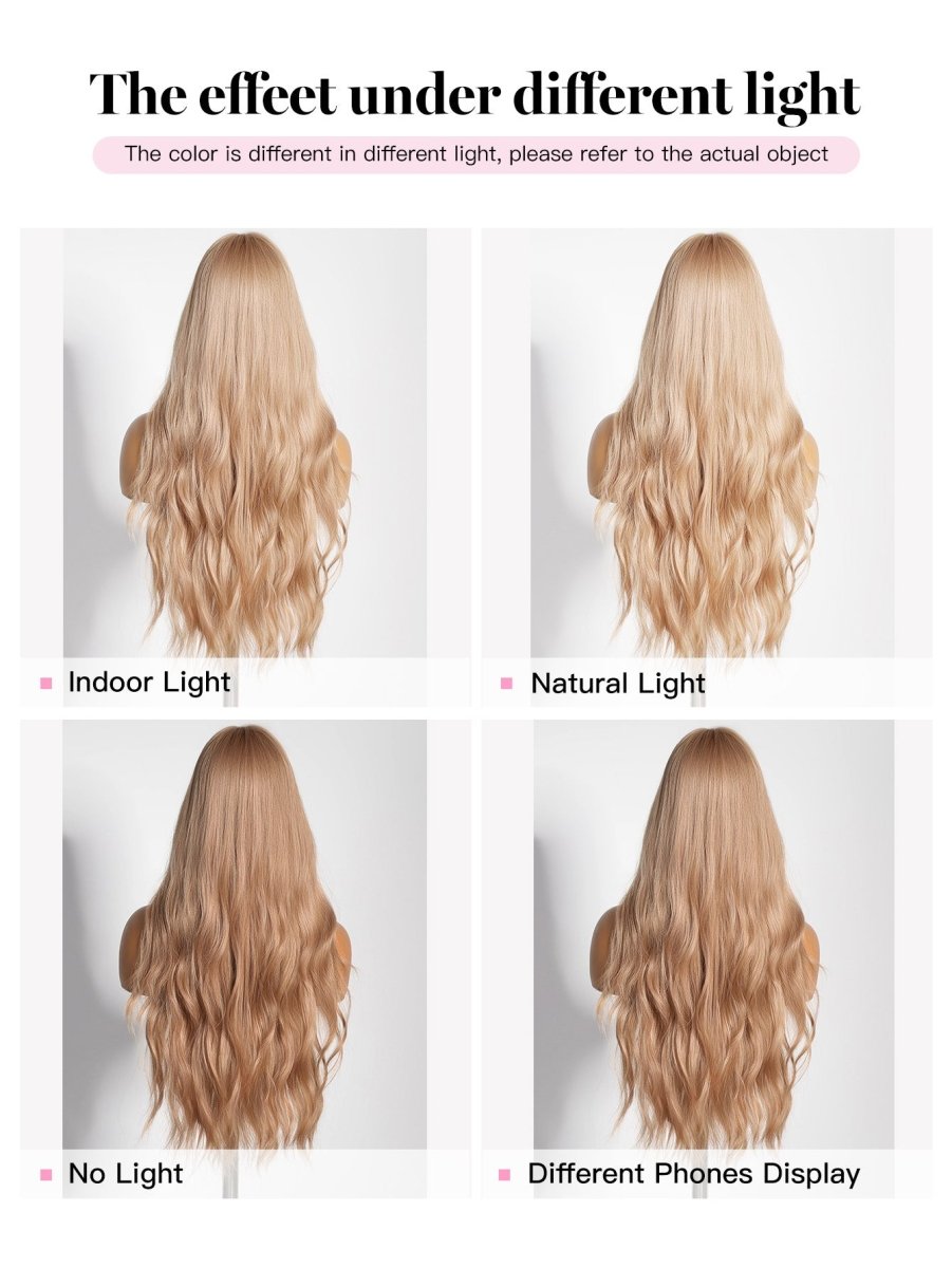 Long Wavy Blonde Wig - MARKETPLACE | Blonde, Fringe, Synthetic Hair | Milk &amp; Honey Wigs