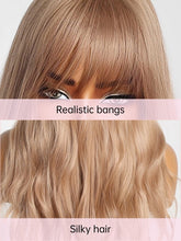 Long Wavy Blonde Wig - MARKETPLACE | Blonde, Fringe, Synthetic Hair | Milk & Honey Wigs