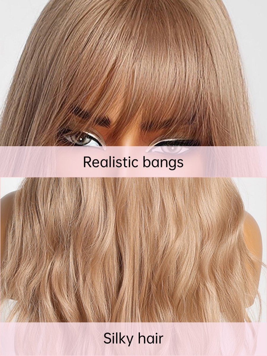 Long Wavy Blonde Wig - MARKETPLACE | Blonde, Fringe, Synthetic Hair | Milk &amp; Honey Wigs