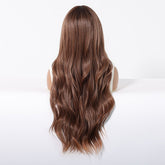 Long Wavy Chestnut Brown Wig - MARKETPLACE | Brown, Fringe, Synthetic Hair | Milk & Honey Wigs