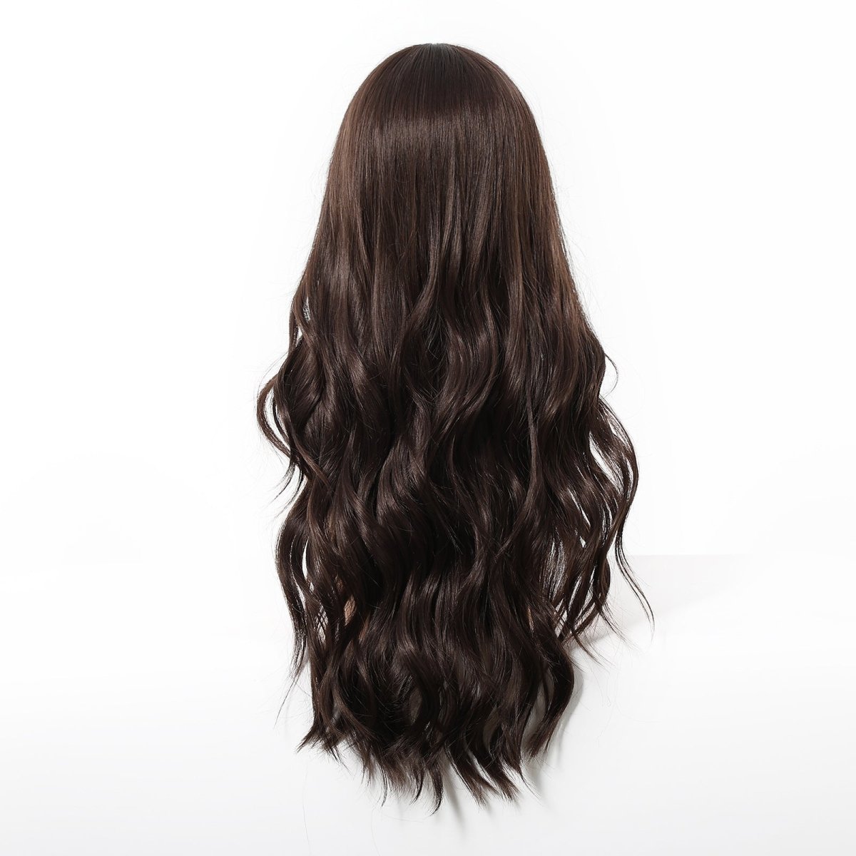 Long Wavy Dark Brown   Wig - MARKETPLACE | Brown, Fringe, Synthetic Hair | Milk &amp; Honey Wigs