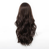 Long Wavy Dark Brown   Wig - MARKETPLACE | Brown, Fringe, Synthetic Hair | Milk & Honey Wigs