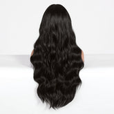 Long Wavy Natural  Black with bangs  Wig - MARKETPLACE | Black, Fringe, Synthetic Hair | Milk & Honey Wigs