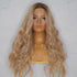 MARIA ombre blonde synthetic wavy lace front wig | Milk & Honey Wigs