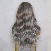 MARINA Ash Grey Lace Front Wig - Milk & Honey Wigs