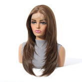 Medium Brown 13x6 Lace Front Wig - MARKETPLACE | Brown, 13x6 Lace Front, Synthetic Hair | Milk & Honey Wigs