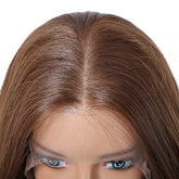 Medium Chocolate Brown Wavy 13x6 Lace Front Wig - MARKETPLACE | Brown, 13x6 Lace Front, Synthetic Hair | Milk & Honey Wigs